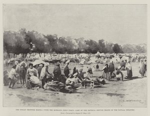 The Indian Frontier Rising, with the Mohmand Field Force, Camp of the Imperial Service Troops of the Patiala Infantry by Charles Auguste Loye